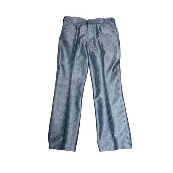 Vintage Circle S Ranch Western Wear Suit Gray Pinstripe 44R 34x32 USA Made - Picture 9 of 16